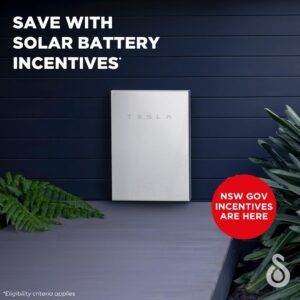 Save with solar battery incentives when having a new solar battery installed by Solahart